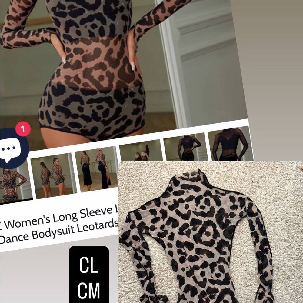 Leopard Print Kids Dance Costume ballroom beautiful